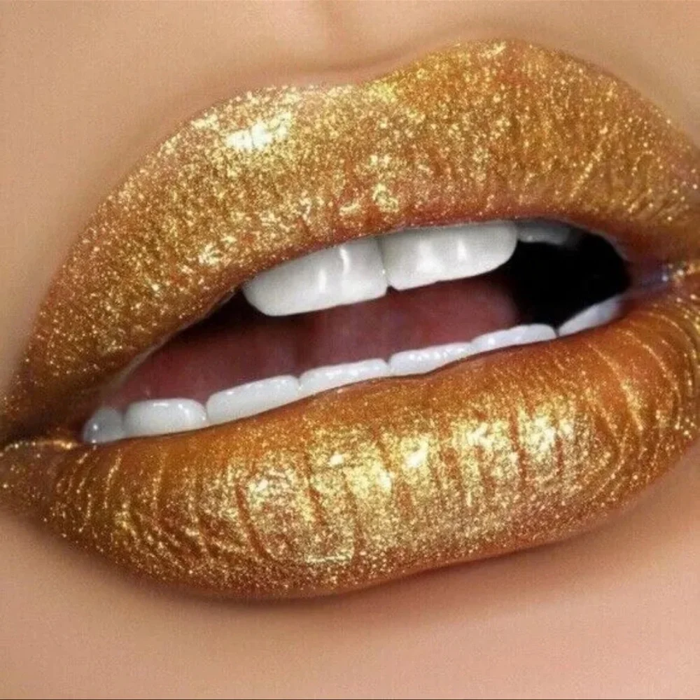 Too Faced Melted Gold Liquified Gold Lip Gloss Pure Gold New in Box